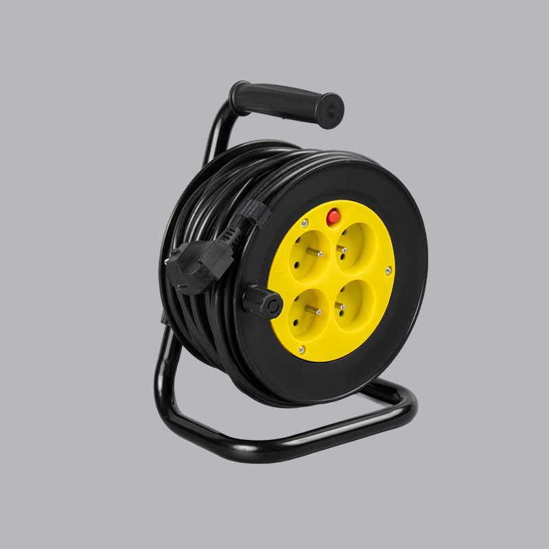 F4R-15T French type iron frame 15m cable reel