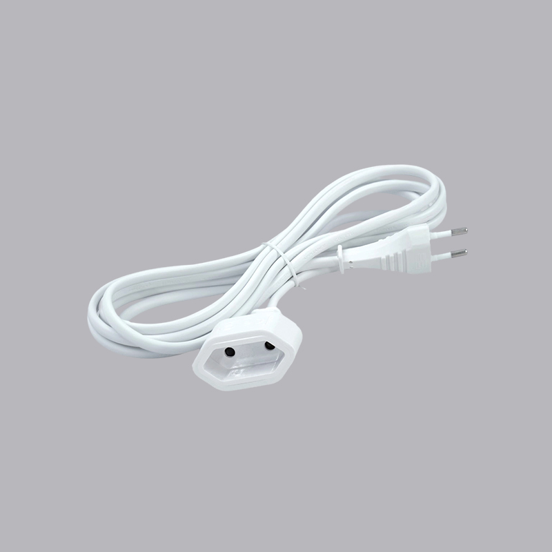 G2-3C German type flat plug extension cord