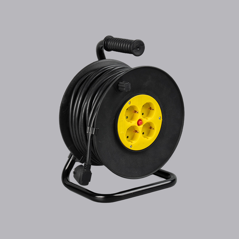 G4R-50 German type iron frame 50m cable reel
