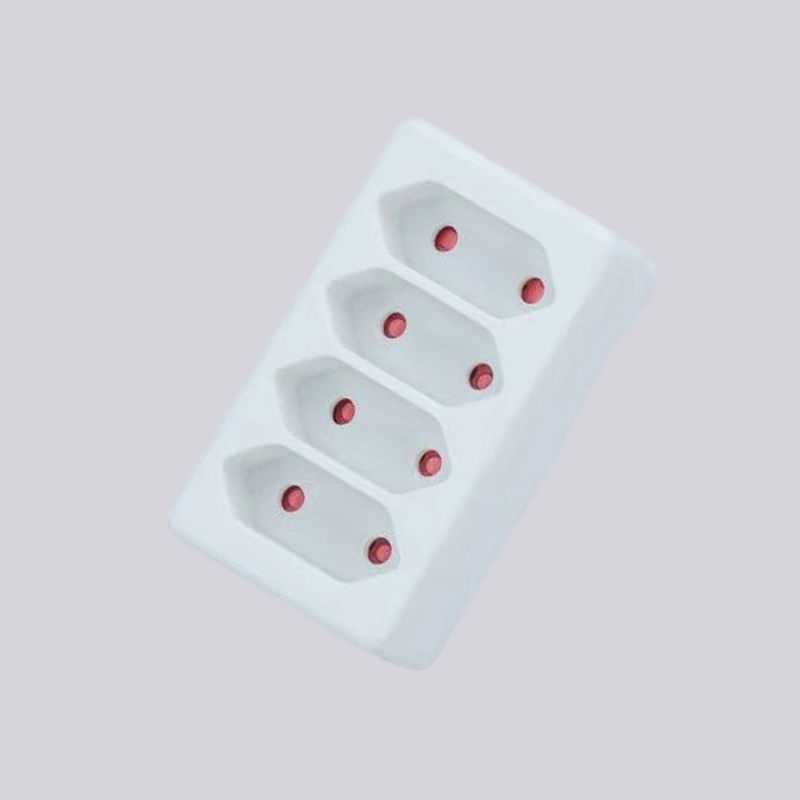 G01/4 german type four flat plugs adapter
